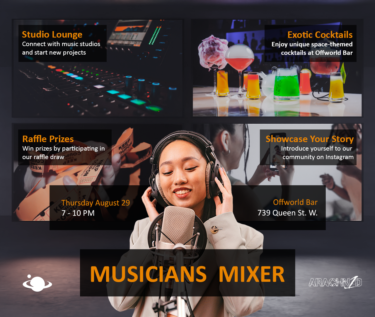 Toronto Musicians Social Mixer (7-11 PM, Thursday Sept 25th)